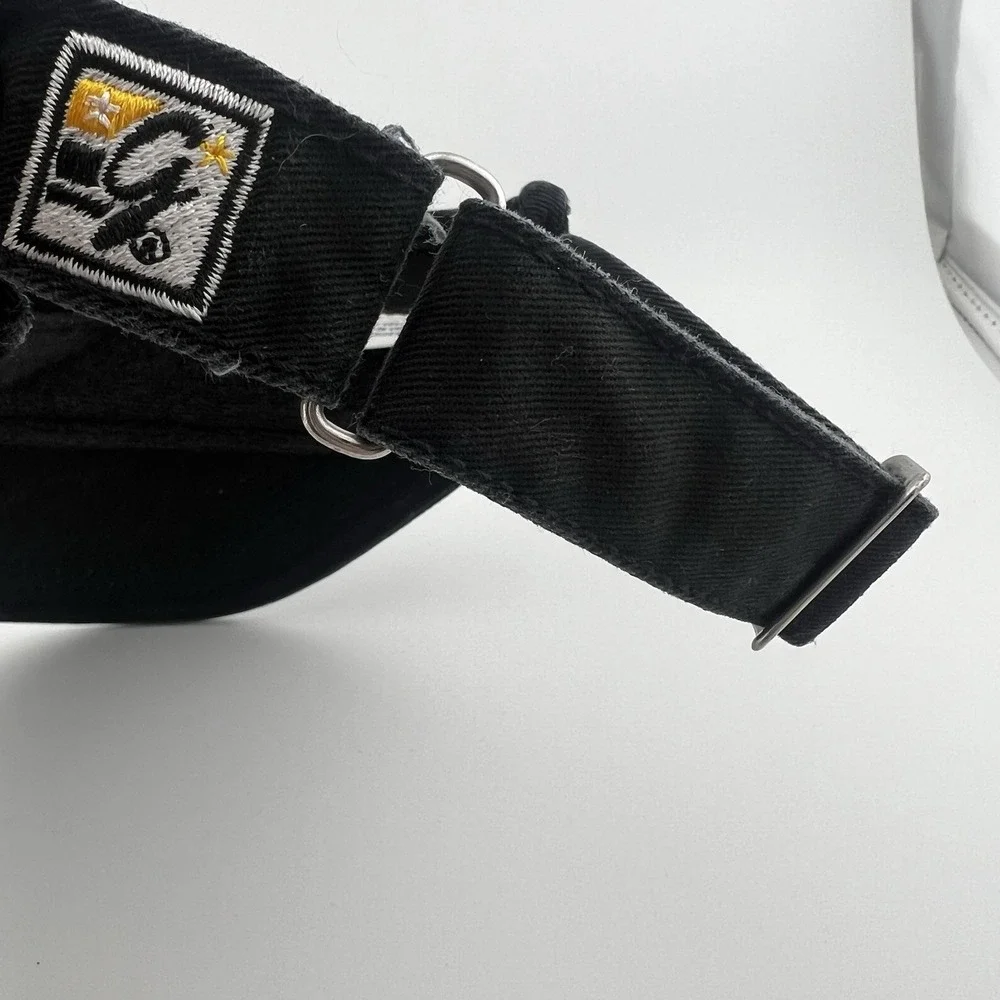 Iowa Hawkeyes Visor Black Embroidered Logo Adjustable The Game Cotton NCAA